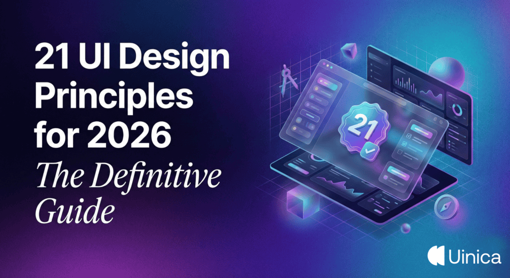 21 UI Design Principles for 2026